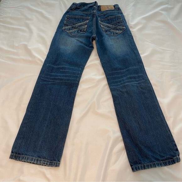 US Polo Straight Leg Classic Jeans Medium Wash Size 12 Girls - Picture 2 of 11